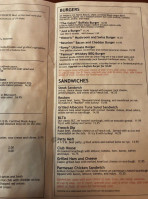 Roanoke Inn menu