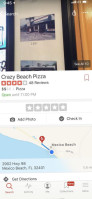 Crazy Beach Pizza food