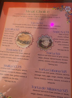 Tortas La Michoacana menu