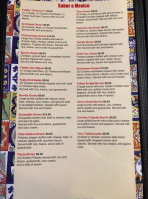 Villa Del Sol menu