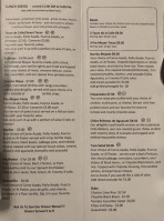 Lupe’s Restaurant And Calavera Bar menu