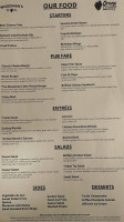 Woodman's Brew Pub menu