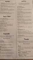 La Guinguette menu