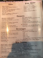 Oakside Restaurant Bar menu