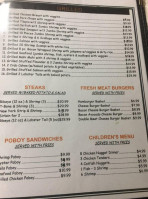 Texas Cajun Cafe menu