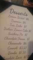 Colosseo menu