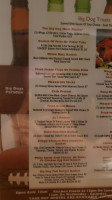 Big Dogs Paradise Grille And Liquor Store menu