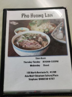 Huong Lan Restaurant food