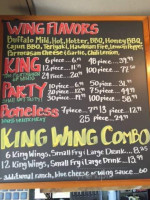 Wing King menu