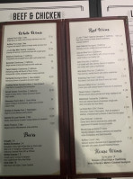 Miller's Seafood Steak House menu