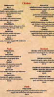 Cantina menu