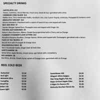 The Reel Grill Of Milledgeville menu