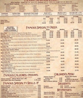 Luigi's Famous Brick Oven Pizza Catering menu