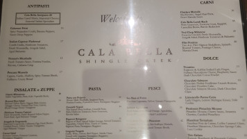 Cala Bella At Rosen Shingle Creek menu