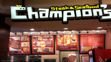 Champion's Steak Seafood food