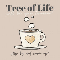 Tree Of Life Coffee outside