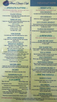 Key's Classic Cafe menu