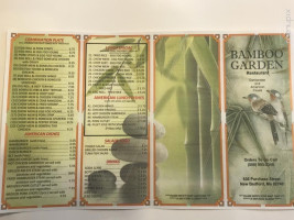 Bamboo Garden menu