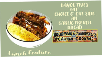 Boudreau & Thibodeau's Cajun Cookin' food