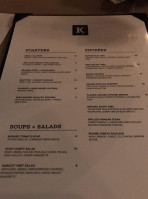 Kalurah Street Grill menu