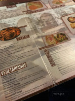 Bandidos Mexican menu