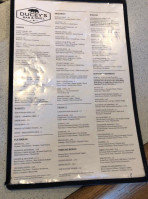 Ducey's On The Lake Ducey's Grill menu