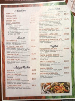 Los Amigos menu