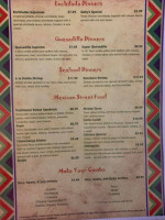 Jarochitos Mexican Street Food menu