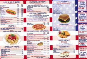 U.s. Pizza And Grill menu