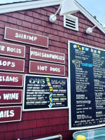 Whale's Tail Clam menu