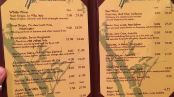 Mint Thai Kitchen menu