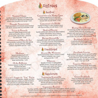 Coyote's Mexican Grill Cantina menu