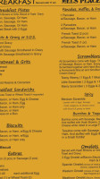 Mel's Place menu