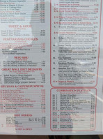 Great Wall Take-out menu