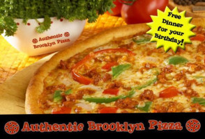 Authentic Brooklyn Pizza food