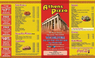 Athens Pizza And Subs menu