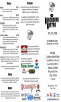 Wally's Blackburn Bistro menu