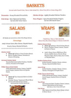 Andy's Bar & Grill menu