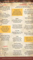 Jim's Grille menu