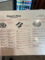 Pizaro's Pizza Napoletana food