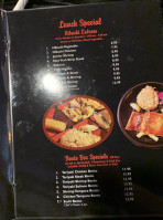 Kizuna Hibachi menu