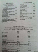 Tigers Pizza Subs menu