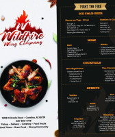 Wildfire Wing Company food