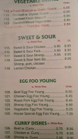 China King menu