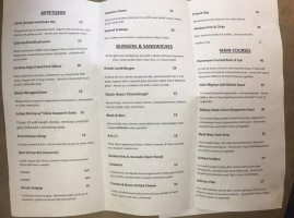 Valdez Bistro menu