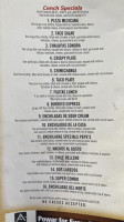 Pepe's Mexican menu
