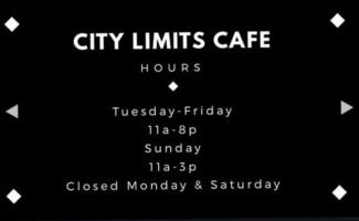 City Limits Cafe inside