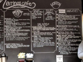Marinos Cafe menu
