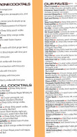 PK's Bar & Grill menu