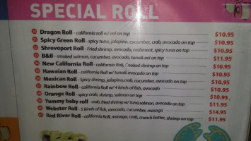 Yummy Sushi menu